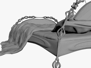 bed of metal 3D 模型