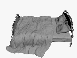 bed of metal 3D 模型