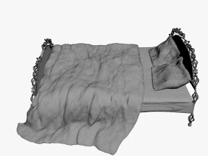 bed of metal 3D Model