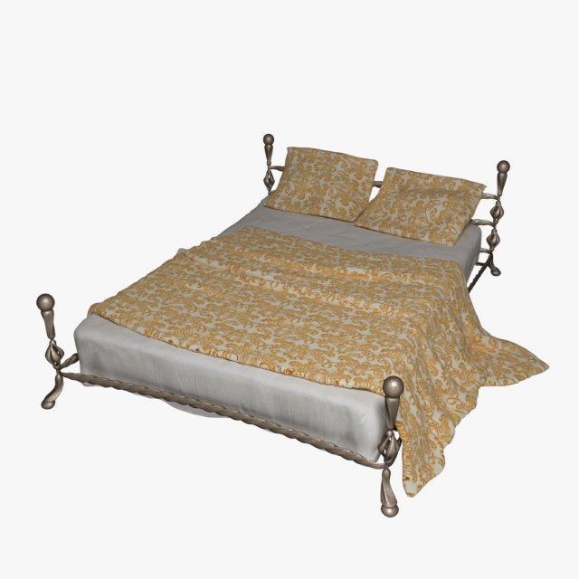 bed of metal2 Model 3D .c4d .max .obj .3ds .fbx .stl .blend