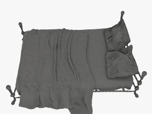 bed of metal2 Model 3D