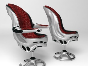 chair in the space style 3D Модель