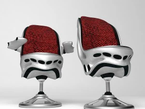 chair in the space style 3D Model