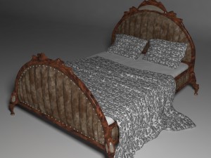 bed3 3D मॉडल