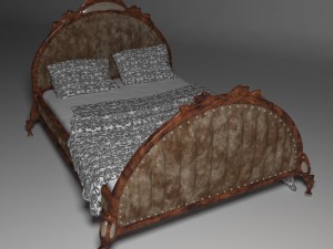 bed3 3D मॉडल