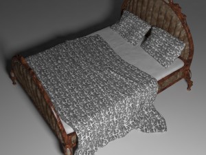 bed3 3D मॉडल