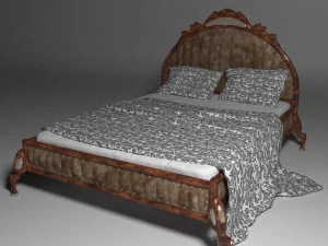 ł&oacute;żko4 Model 3D