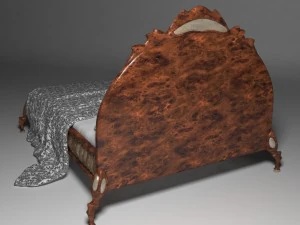 ł&oacute;żko4 Model 3D