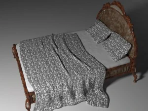 ł&oacute;żko4 Model 3D