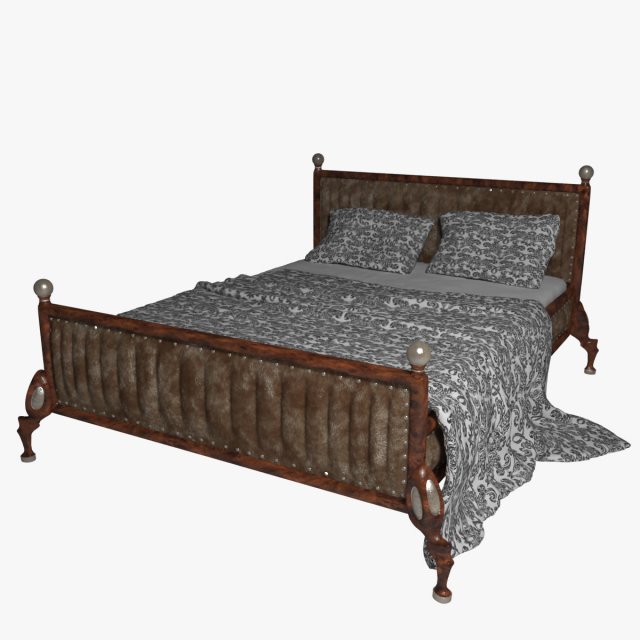 bed5 3D 모델 .c4d .max .obj .3ds .fbx .stl .blend 