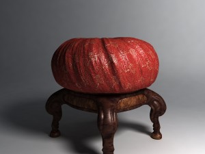 pouf 3Dモデル
