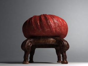 pouf 3Dモデル