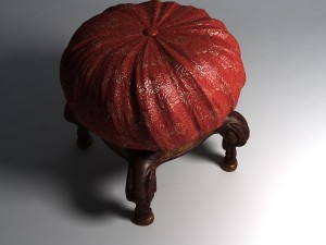 pouf 3Dモデル