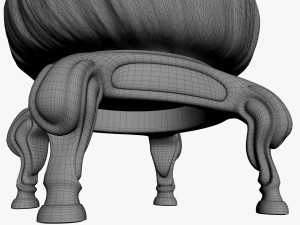 pouf 3Dモデル