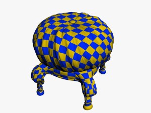 pouf 3Dモデル