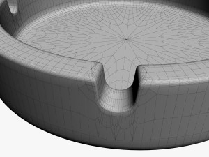 ashtray Model 3D