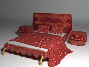 bed 7 3D Modell
