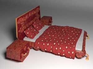 bed 7 3D Modell
