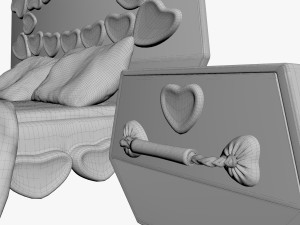 bed 7 3D Modell