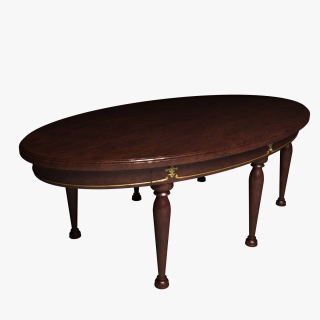 dining table 3D मॉडल .c4d .max .obj .3ds .fbx .stl .blend 