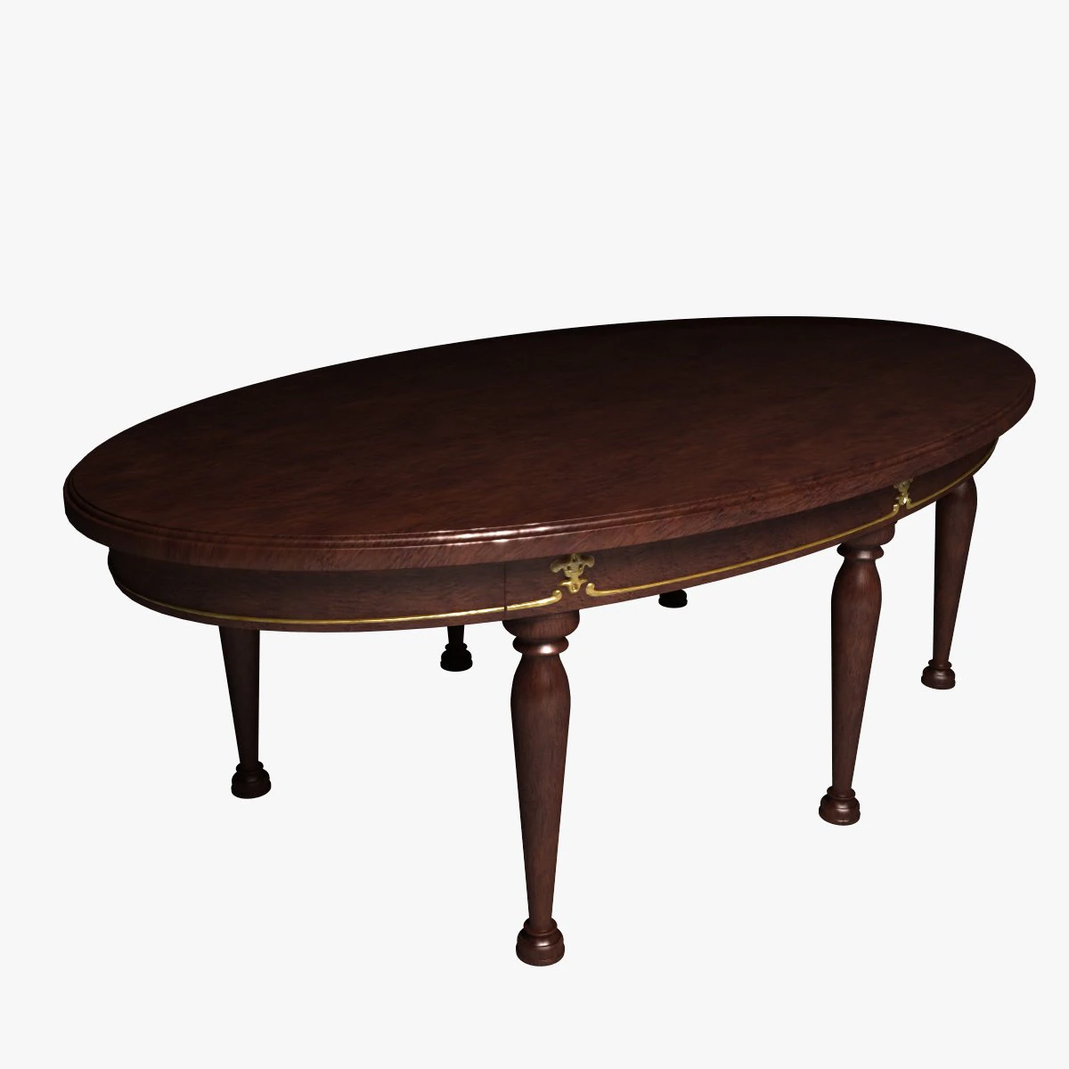 dining table 3D Model .c4d .max .obj .3ds .fbx .stl .blend 