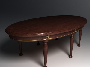 dining table 3D मॉडल