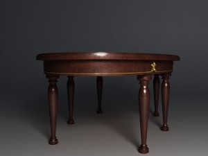 dining table 3D मॉडल