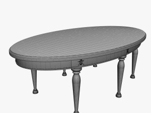 dining table 3D मॉडल