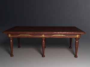 dining table 2 Model 3D