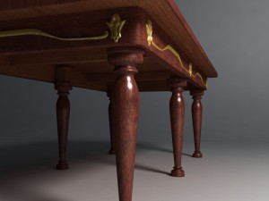 dining table 2 Model 3D
