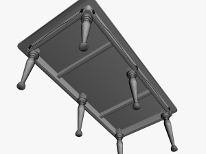 dining table 2 Model 3D