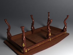 dining table 3 3D Model