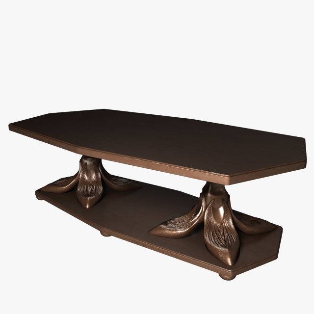 coffee table 3 3D Model .c4d .max .obj .3ds .fbx .stl .blend 