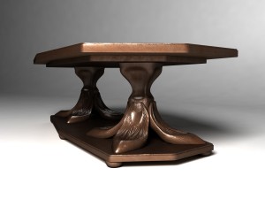 coffee table 3 3D Model