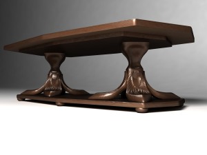 coffee table 3 3D Model