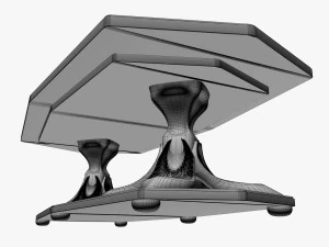 Couchtisch 3 3D Modell