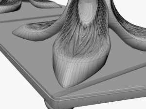 Couchtisch 3 3D Modell