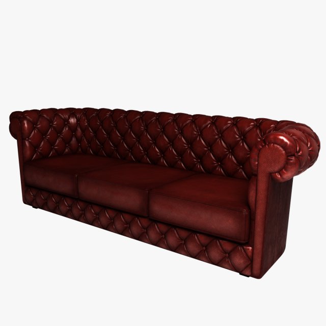 chesterfield sofa Modèle 3D .c4d .max .obj .3ds .fbx .stl .blend 