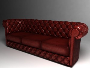 chesterfield sofa Modèle 3D