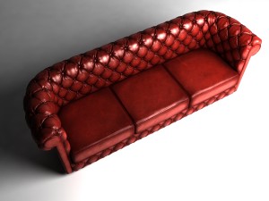 chesterfield sofa Modèle 3D