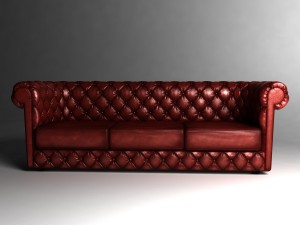 chesterfield sofa Modèle 3D