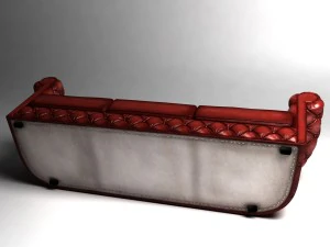 sof&aacute; chesterfield Modelo 3D