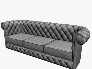 chesterfield sofa Modèle 3D