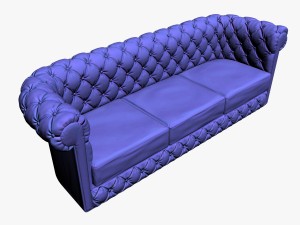chesterfield sofa Modèle 3D