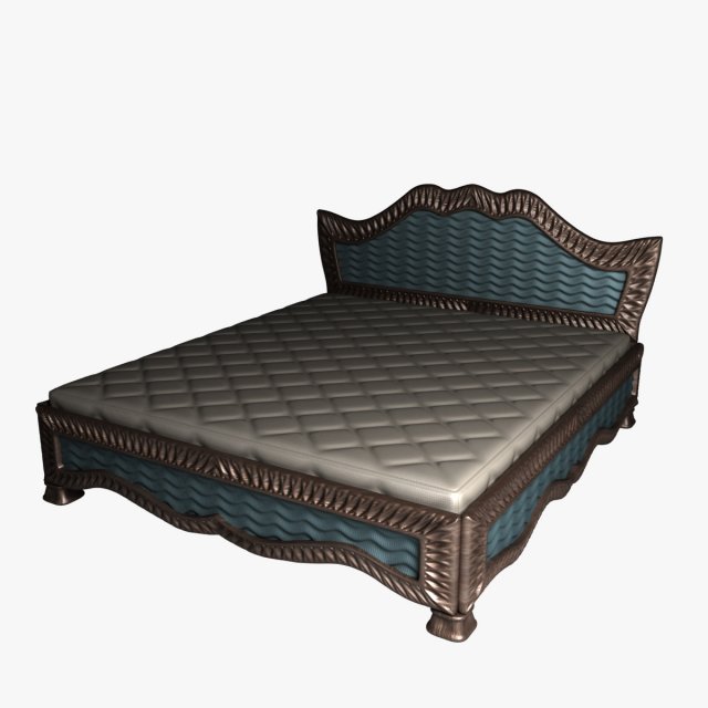 bed 10 3D Model .c4d .max .obj .3ds .fbx .stl .blend 