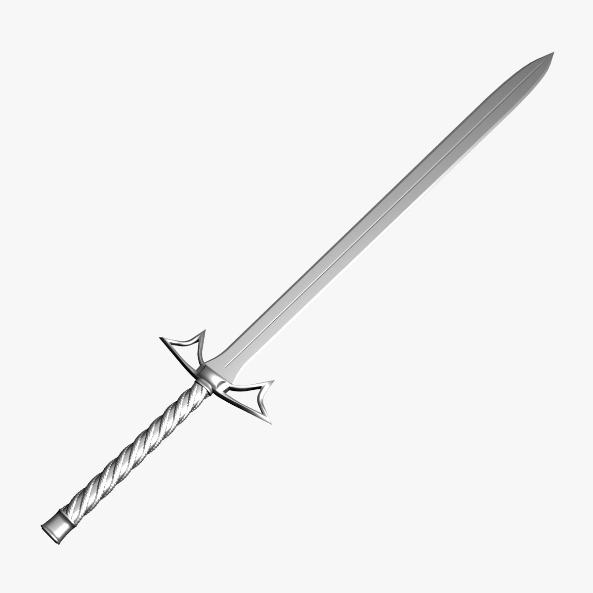 sword 4 3D Model .c4d .max .obj .3ds .fbx .stl .blend