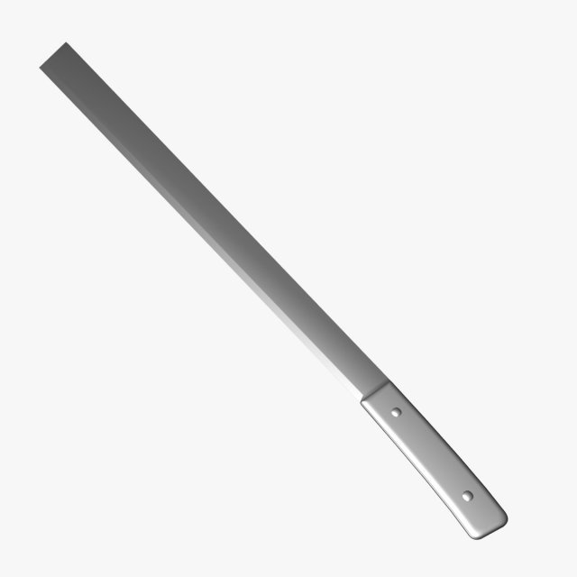 machete free 3D Model .c4d .max .obj .3ds .fbx .stl .blend 