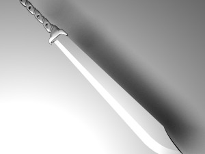 machete 1 3D Model