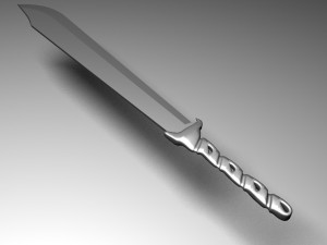 machete 1 3D Model