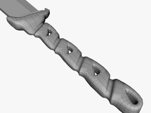 machete 1 3D Model